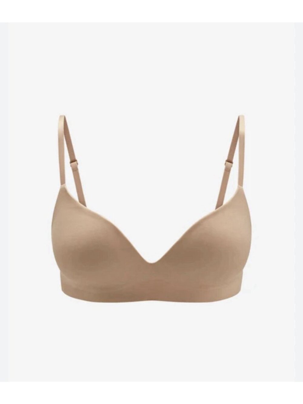 Third Love Zero Edge Wireless Bra Taupe Size MD